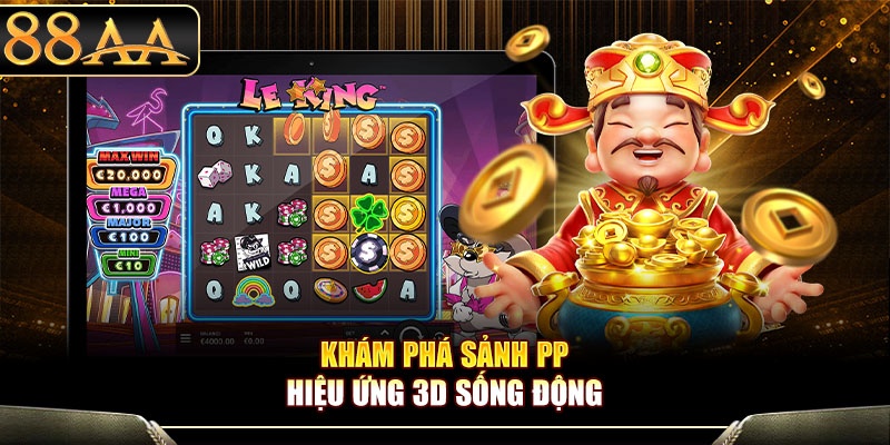 Khám phá sảnh PP hiệu ứng 3D sống động